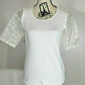 FABIANA FILIPPI Contrast Sleeves T-shirt, White